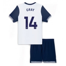 Tottenham Hotspur Archie Gray #14 Hemmakläder Barn 2024-25 Kortärmad (+ Korta byxor)